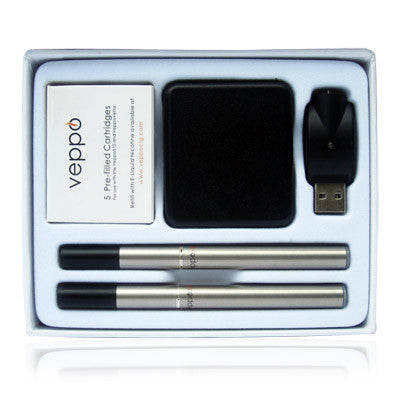 510 eCigarette Deluxe Kit - stainless